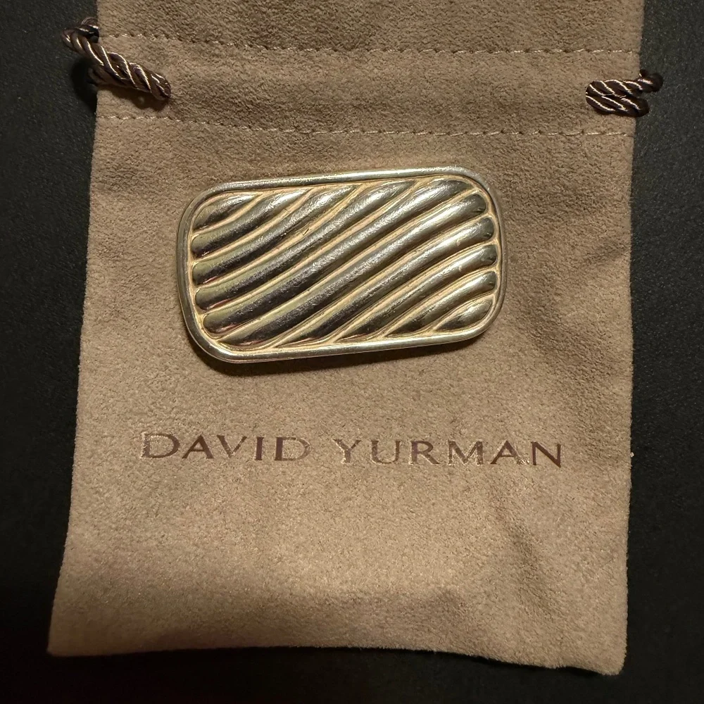 Authentic Silver David Yurman Money Clip (pre owned)